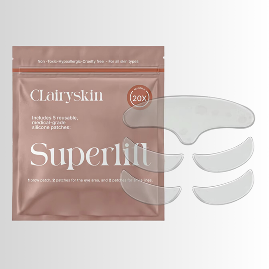 Superlift - 5 coussinets en silicone réutilisables pour lisser et prévenir les rides du visage